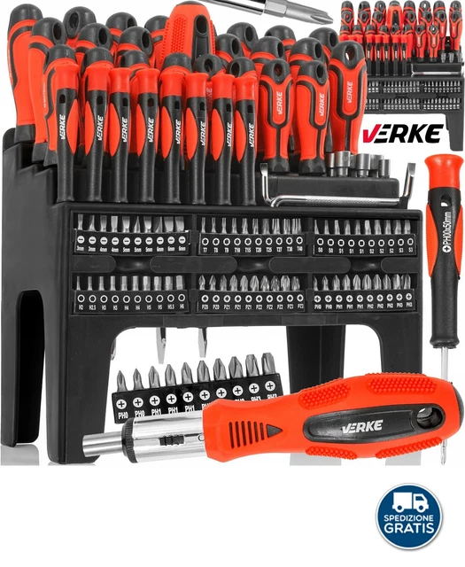 Set Cacciaviti Torx Phillips Fisso Giraviti da Officina 100 Pz