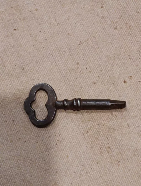 Antique Iron Treadle Sewing Machine Drawer Key  Square End Fits Most Drawers