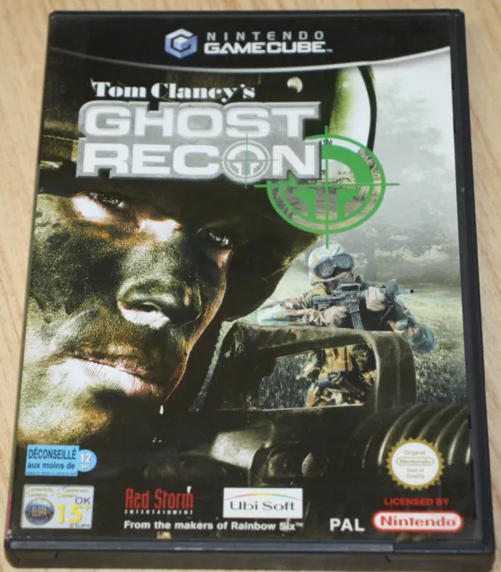 Nintendo Gamecube Tom Clancy's Ghost Recon Case & Manual Only