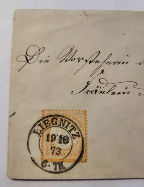 Deutsches Reich Mi.Nr.18 Brief nach Liegnitz 19.10.1873 3