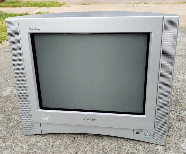 SONY TRINITRON RETRO Gaming TV KV13FS100 13” CRT Tube Television Video