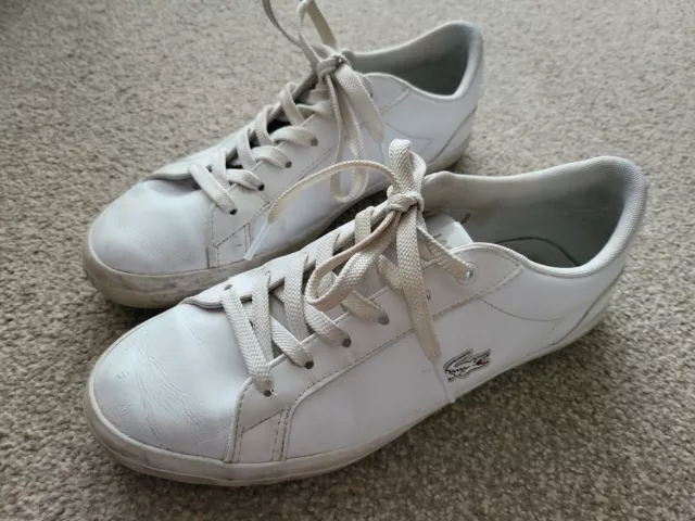 Women's lacoste sales trainers size 6