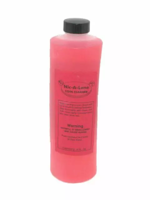 Nic-A-Lene Coin Cleaner 16 oz Economy Bottle