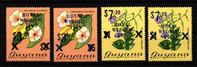Guyana 616a, B-617a, B Mint #GF062