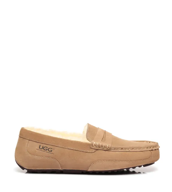 Ugg AS Mens Moccasins Australian Sheepskin Wool Lining Water Resistant Nonslip