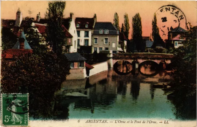 CPA ARGENTAN - L'One et le Pont de l'Orne (435318)