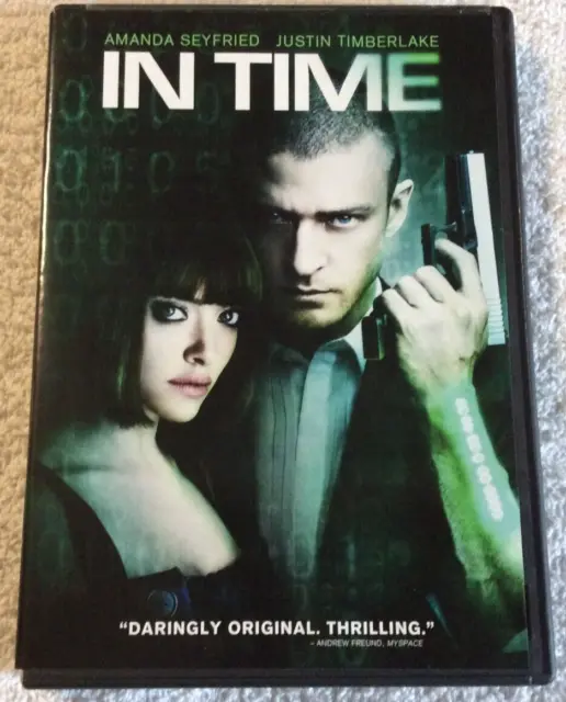 In Time DVD 2011 Justin Timberlake Amanda Seyfried
