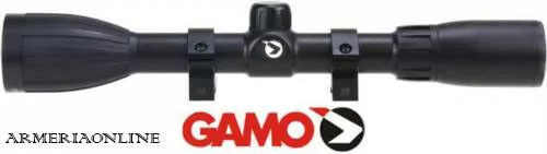 Ottica Carabina Aria Compresa Gamo 4X32 Con Attacchi Cannocchiale Mirino