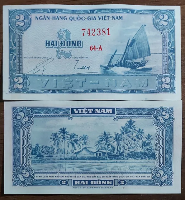 South Viet Nam 2 Dong 1955 koad