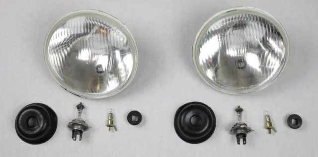 2x Scheinwerfer Sunbeam Tiger Alpine Minx Umrüstung E-Prüfzeichen TÜV EU 2