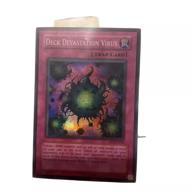 Deck Devastation Virus - Ultimate Rare - Unlimited - FET-EN058 - NM - Yu-Gi-Oh!