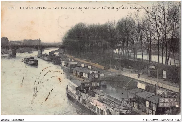 ABNP3-94-0260 - CHARENTON - les bords de la marne et la station des bateaux