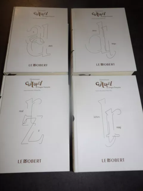 W1- Dictionnaire culturel en langue française- Le Robert- 4/4 volumes