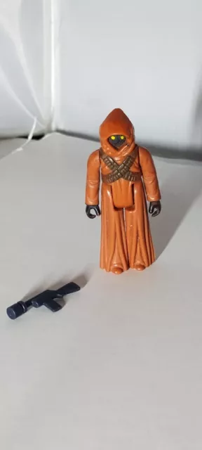 Vintage Star Wars Jawa With Blaster All Original 1978 Kenner