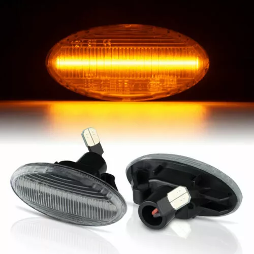 LED Clignotants Latéraux Convient pour Mazda 2 3 5 6 MPV II BT-50 Clair [71805]