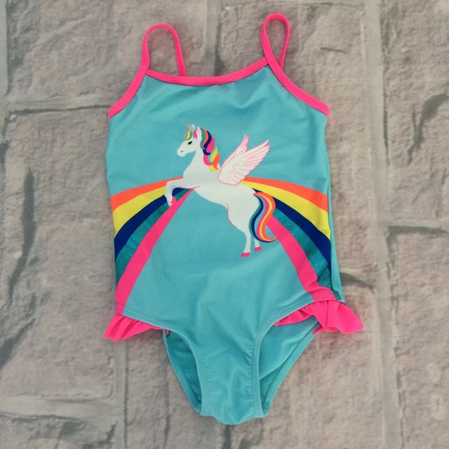 Pacchetto vestiti per bambina 5-6 anni H&M Minoti ecc. tuta top costume da bagno ecc. 7