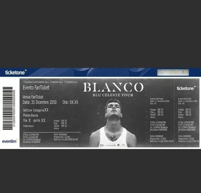 biglietti concerto blanco Roma