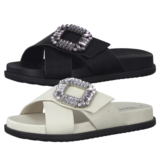 Tamaris Femmes Sabots Mules Glitter Boucle 1-27212-28