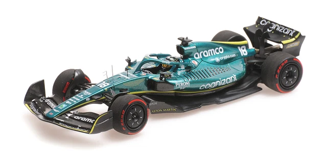 Minichamps 1/43 ASTON MARTIN AMR22 LANCE STROLL BAHRAIN GP 2022 Modèle