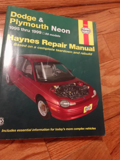 Haynes Repair Manual  1995 - 1999 Dodge and Plymouth Neon 30034