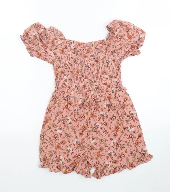 TU pullover rosa floreale rosa bambina pezzo unico taglia 5 anni