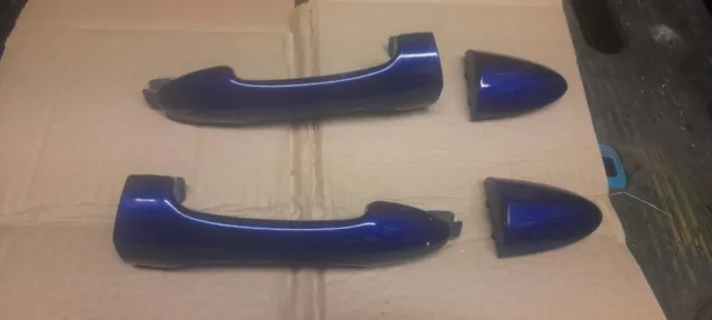 Manijas de puerta azul imperial para Ford Focus Rs Mk1