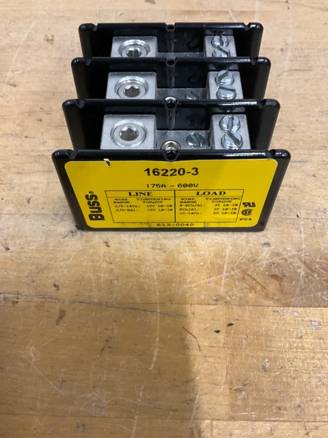 16220-2 175A-600V Buss distribution block.