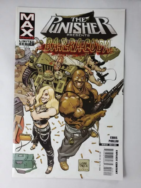 The Punisher Presents Barracuda #3 MAX Comics 3 of 5 Marvel 2007 1st Print