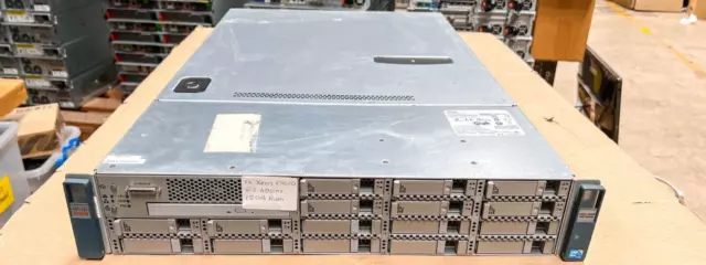 Cisco UCS C210 M2 Single Xeon Quad Core E5620 @ 2.4GHz, 12GB RAM, 8x 300GB HDD