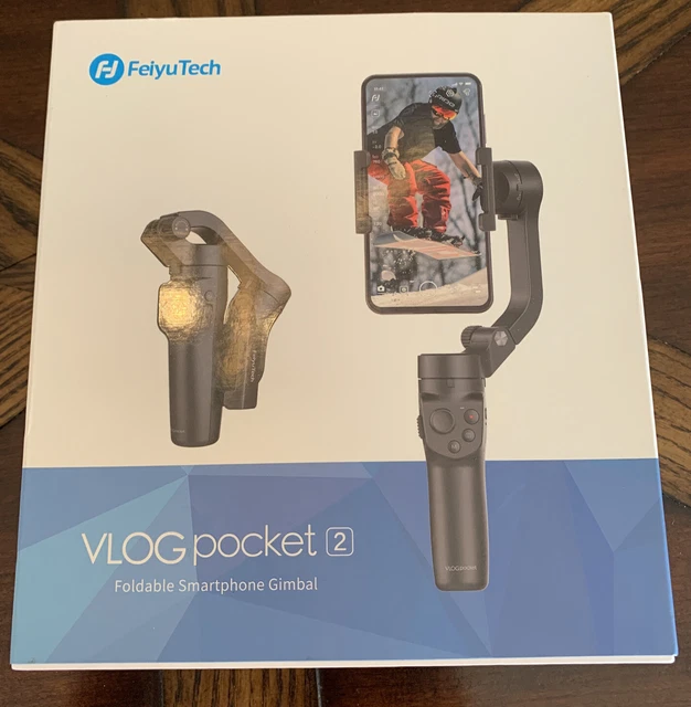 Feiyu VLOG Pocket-2 Smartphone iPhone Gimbal Foldable 3-Axis Stabilizer Tripod