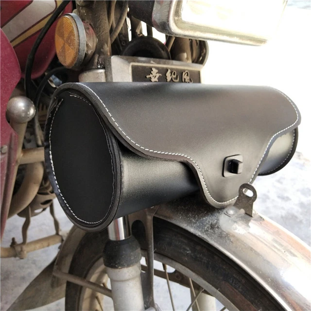 Bar Side Tool Bag Motorcycle Roll Bags Vintage Motorcycle Bag Front Fork Bag