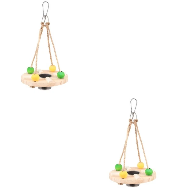 2x Hängen Papagei Käfig Feeder Barsch Vogel Feeder