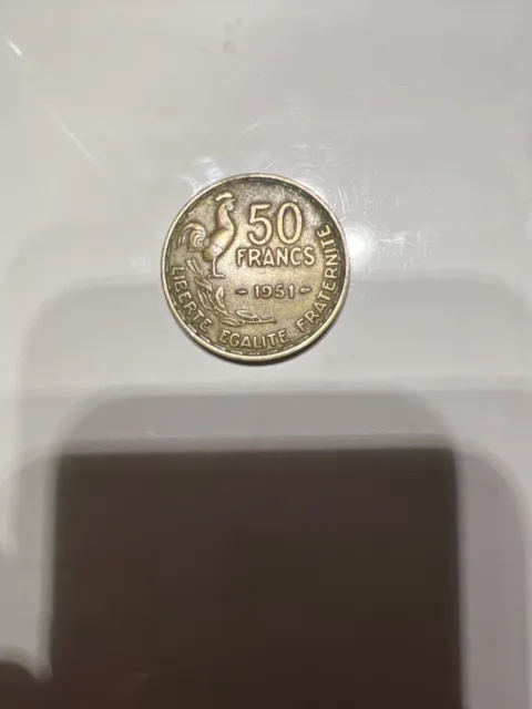 50 Francs Guiraud Monnaie Française 1951