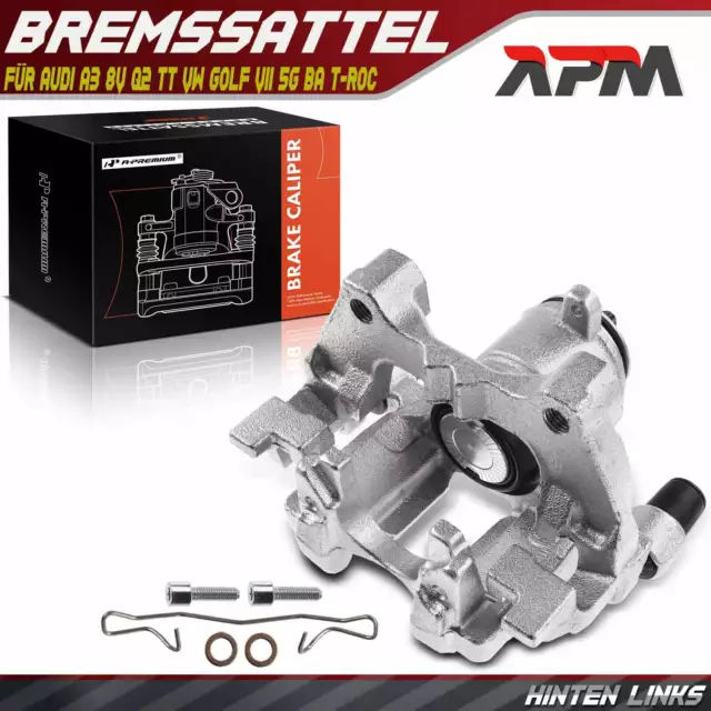 Bremssattel mit Halter Hinten Links für Audi A3 8V Q2 TT VW Golf VII 5G BA T-ROC