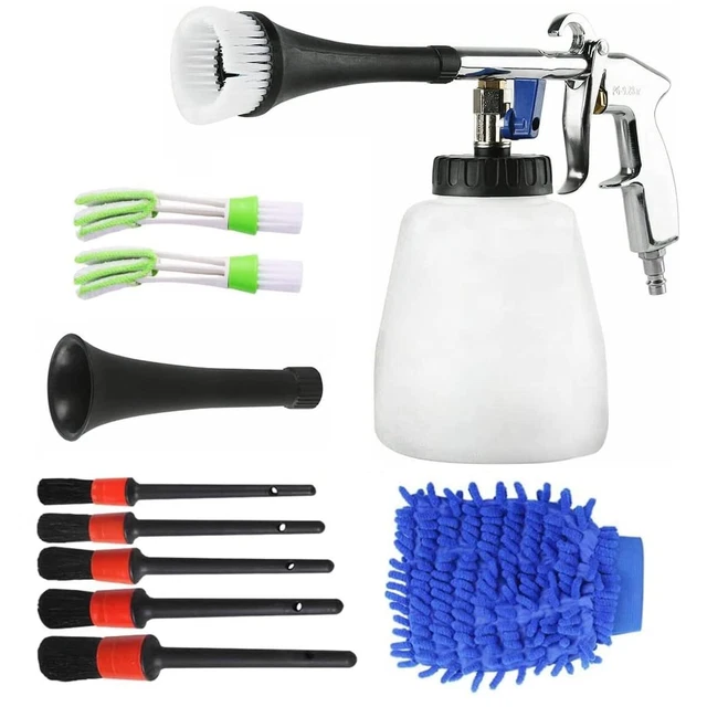 Kit De 9 Outils De Nettoyage Miniature Pour Voiture - Accessoires Pour Aspirateur - Idéal Pour Espaces étroits