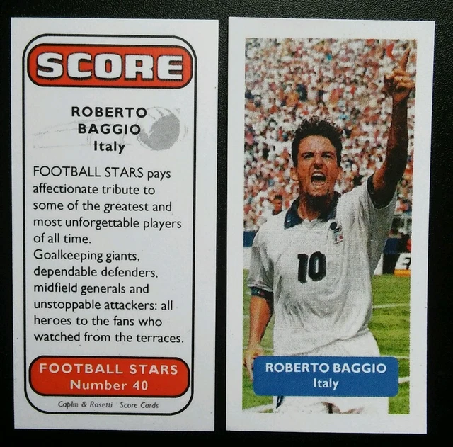 Sticker MERLIN CALCIO 1993 – Roberto Baggio Juventus #392 – Collector RARE