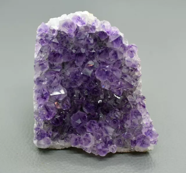 AMETHYST STUFE aus URUGUAY mit Standfläche Druse Geode Kristalle  370 Gramm #9