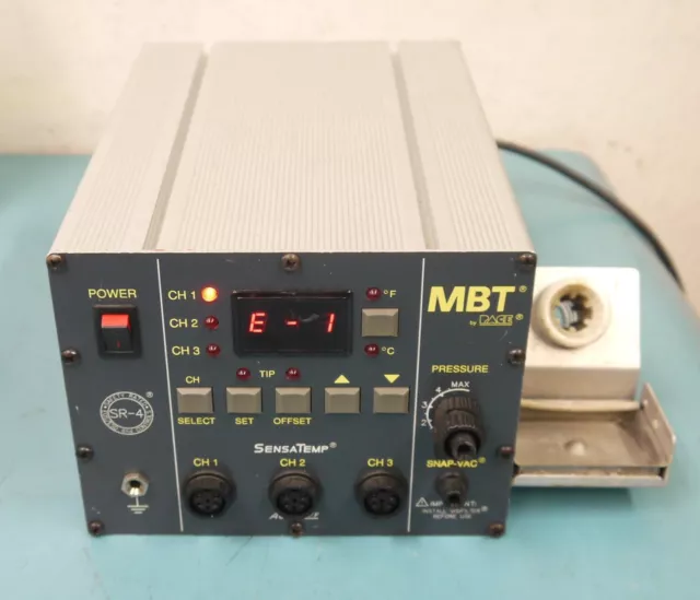 PACE MBT PPS 85A (7008-0210-01) 3-Channel Solder / Desoldering Station