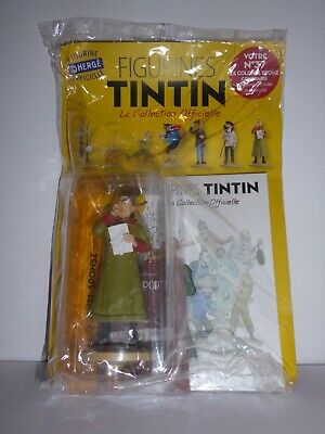 Collection officielle figurine Tintin Moulinsart 37 Le Colonel Sponz contrarié 