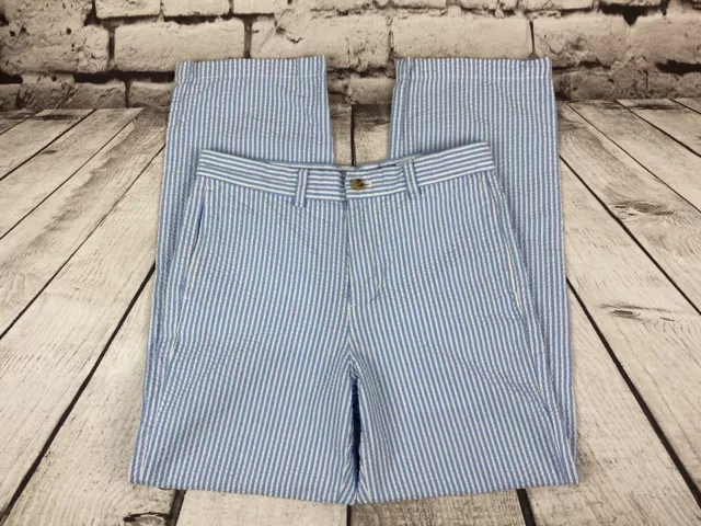 Vineyard Vines Kids Youth Size 16 Cotton Striped Strait Leg Pants LKNW