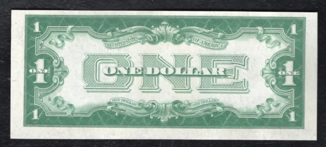 Fr. 1600* 1928 $1 One Dollar *Star* “Funnyback” Silver Certificate Uncirculated 2