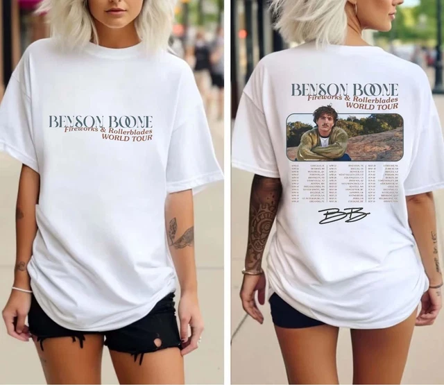 BENSONBOONE FIREWORKS AND Rollbladers Tour 2024 Signature T Shirt