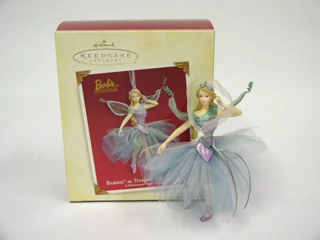 2005 Barbie as Titania Fairy Hallmark Ornament - A Midsummer Night's Dream