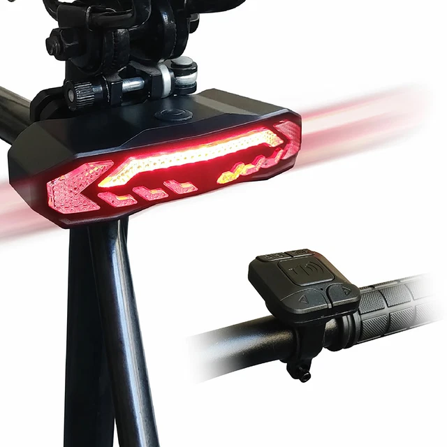 SMART BIKE TAIL Lights Turn Signals Brake Light USB Rechargeable Remote