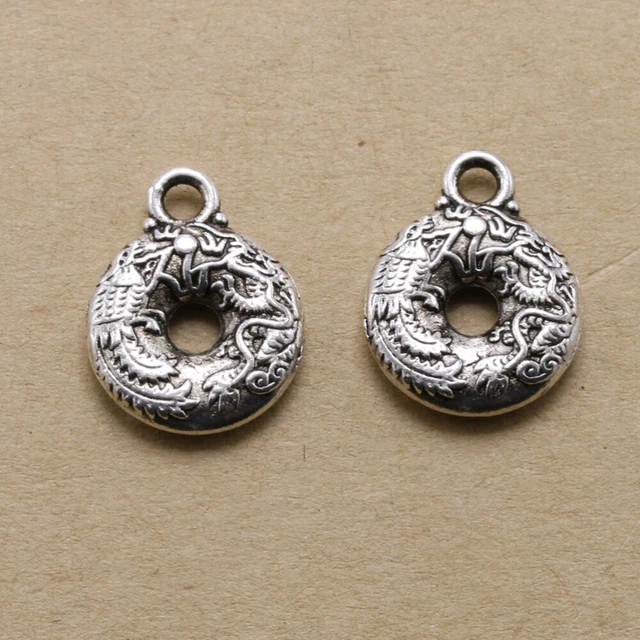 20 Stück Alloy Peace Buckle Anhänger Charms DIY Schmuck Herstellung Zubehör für 7