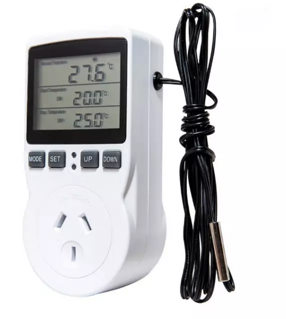 240V Digital Freezer to Fridge Temperature Controller Digital Thermostat 10A 3