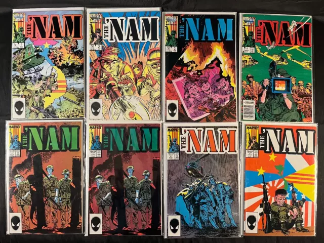 Lot of The'Nam (50 comics) between #1-#78 Marvel Comics 1986-1996 VF