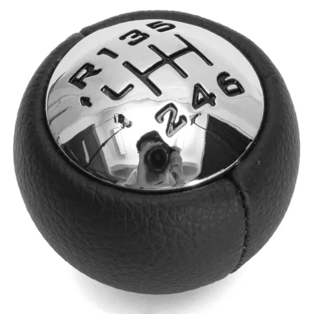 6 Speed Manual Gear Stick Shift Knob For Peugeot 307 308 3008 407 807 Black