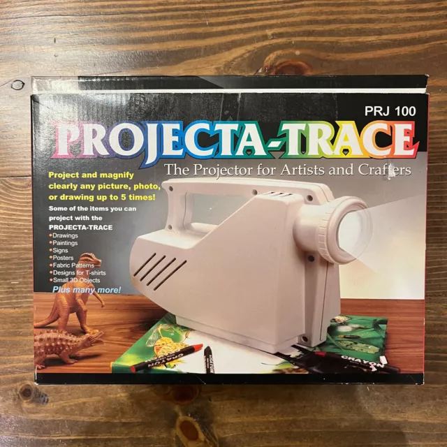 Proyector Apco Projecta Scope Trace PRJ100 5X Artistas Artesanos Caja Abierta Probada