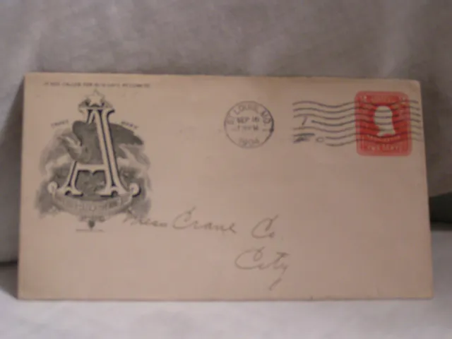1904 Anhuser Busch Of St Louis, Mo Sent Envelope